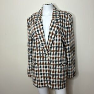 Vintage houndstooth blazer women’s sz 14
